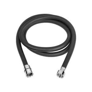 WĄŻ PRYSZNICOWY INVENA DARK AW-44-004 CZARNY BLACK
