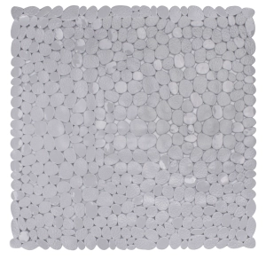 AWD INTERIOR Mata łazienkowa 54x54 cm szara antypoślizgowa AWD02090810