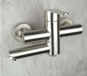 Bateria wannowa ścienna Deante Lupo BLU F10M