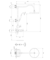 ARMANCE termostatyczny system prysznicowy natynkowy, chrom połysk