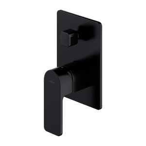 BARETTI bateria prysznicowo-wannowa podtynkowa, czarny mat BA7835BL