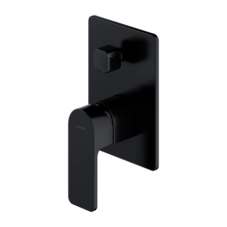 BARETTI bateria prysznicowo-wannowa podtynkowa, czarny mat