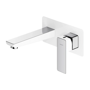 PARMA bateria umywalkowa podtynkowa, chrom/biały połysk PM7415CRB