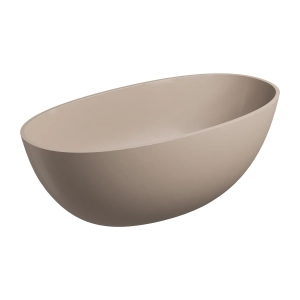 SHELL M+ wanna wolnostojąca, 148 x 75 cm, dune beige mat SHELL148WWDB
