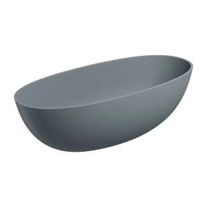 SHELL M+ wanna wolnostojąca, 175 x 78 cm, ash grey mat SHELL175WWAG