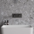 CONTOUR bateria umywalkowa podtynkowa, antracyt szczotkowany
