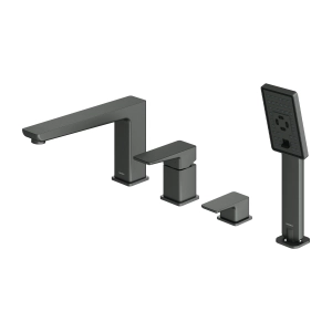 PARMA bateria wannowa 4-otworowa, grafit szczotkowany PM7432GR