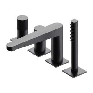 CONTOUR bateria wannowa 4-otworowa, antracyt szczotkowany CT8032AT
