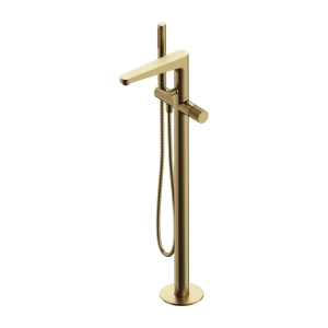 CONTOUR bateria wannowa wolnostojąca, złoty szczotkowany CT8033GLB