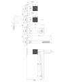CONTOUR bateria wannowa 4-otworowa, miedź szczotkowana
