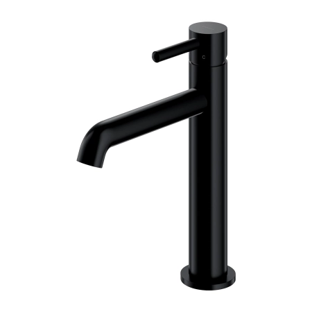 Y bateria umywalkowa, 23 cm (głowica 25 mm), czarny półmat