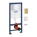 RAPID podtynkowy zestaw WC 4w1, złoty szczotkowany, GROHE