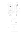 RAPID podtynkowy zestaw WC 4w1, miedź szczotkowana/miedź antyczna, GROHE