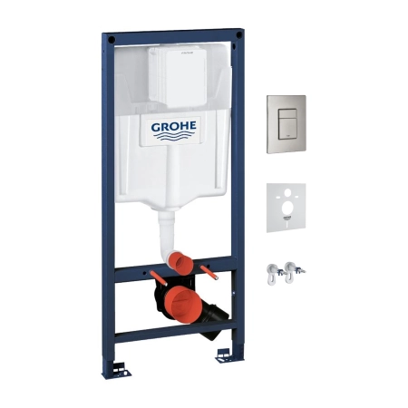 RAPID podtynkowy zestaw WC 4w1, nikiel szczotkowany, GROHE