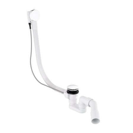 CGS syfon wannowy przelewowo-odpływowy, biały połysk