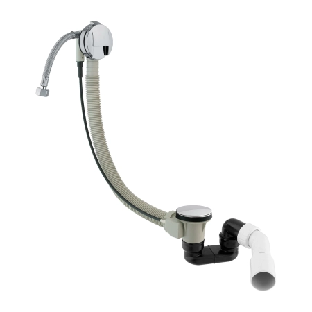 CGS syfon wannowy przelewowo-odpływowo-napełniający, chrom połysk