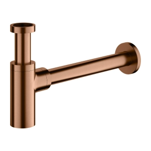 syfon umywalkowy ozdobny, miedź szczotkowana A186CPB