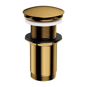 korek klik-klak do syfonu umywalkowego, złoty połysk A716GL