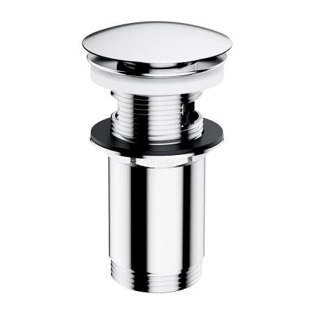 korek klik-klak do syfonu umywalkowego, chrom połysk
