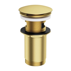 korek klik-klak do syfonu umywalkowego, mosiądz szczotkowany A706BSB