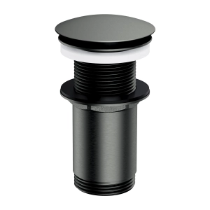 korek klik-klak do umywalki bez przelewu, grafit szczotkowany A716GR