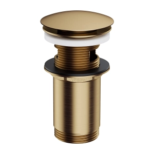 korek klik-klak do umywalki z przelewem, brąz antyczny szczotkowany A706BR
