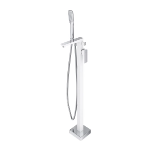 PARMA bateria wannowa wolnostojąca, chrom/biały połysk PM7433CRB