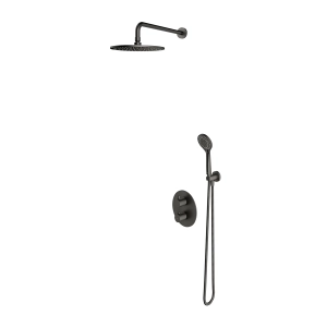 Y termostatyczny system prysznicowy podtynkowy, grafit szczotkowany SYSYT05GR