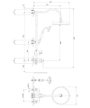 ARMANCE system prysznicowy natynkowy, chrom połysk