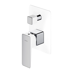 PARMA bateria prysznicowo-wannowa podtynkowa, chrom/biały połysk PM7435CRB
