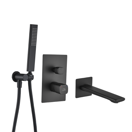 Tores - bateria wannowa podtynkowa z zestawem natryskowym