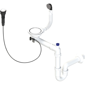 Syfon do zlewu 1-komorowego z granitu OKS_163T