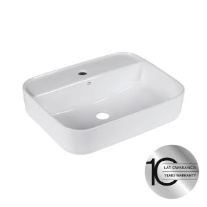 Mogami - umywalka nablatowa ceramiczna z miejscem na baterię VUM_6150