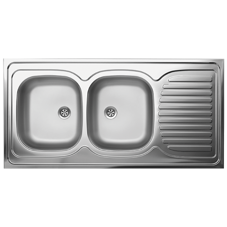 60 zlewozmywak dwukomorowy z ociekaczem