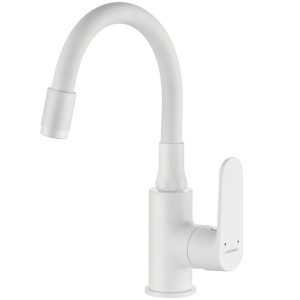 DIMA bateria umywalkowa stojąca z elastyczną wylewką BQD 621D