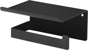 Uchwyt na papier toaletowy ścienny - z półką Deante Mokko ADM N221