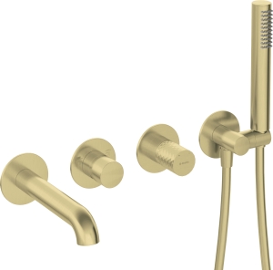 Bateria wannowa 4-otworowa podtynkowa Deante Silia Hexa BHS R18P