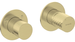 Bateria prysznicowa z przełącznikiem natrysku - pozioma Deante Silia Hexa BHS R46P