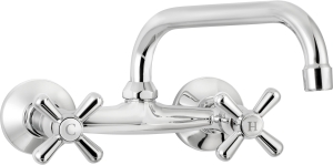 Bateria umywalkowa ścienna Deante Symetrio BOS 050D