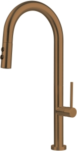 Bateria kuchenna z wyciąganą wylewką - 2 rodzaje strumienia Deante Olfato BQO C72M