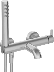 Bateria wannowa z zestawem prysznicowym Deante Silia BQS F11M