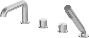 Bateria wannowa 4-otworowa z zestawem prysznicowym Deante Silia BQS F14M
