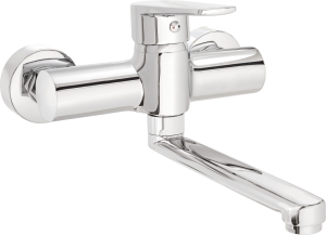 Bateria umywalkowa ścienna Deante Tubo BUT 050M