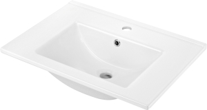 Umywalka ceramiczna wpuszczana z miejscem na baterię - 60 cm Deante Floks CDI 6U6M