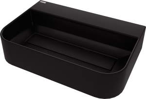 Umywalka granitowa nablatowa z miejscem na baterię - z maskownicą Deante Arnika CQA NU6S