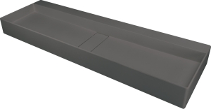 Umywalka granitowa nablatowa - z maskownicą Deante Blur CQB TU2S