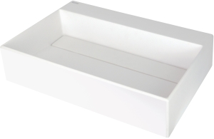 Umywalka granitowa nablatowa z miejscem na baterię - z maskownicą Deante Correo CQR AU6M