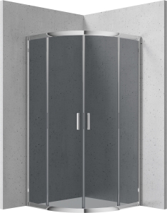 Kabina prysznicowa półokrągła 90x90 cm Deante Funkia KYP 451K