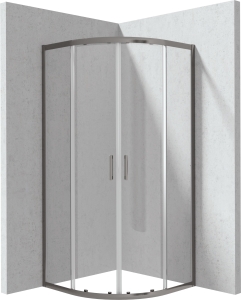 Kabina prysznicowa półokrągła 90x90 cm Deante Funkia Evo KYP D099P