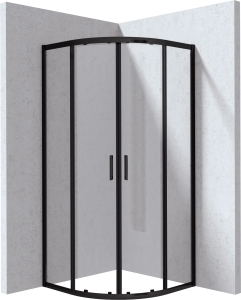 Kabina prysznicowa półokrągła 90x90 cm Deante Funkia Evo KYP N099P
